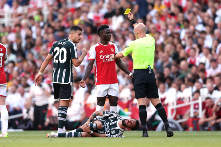 'It's ironic': Dermot Gallagher shares whether Bukayo Saka should have been sent off v Man United