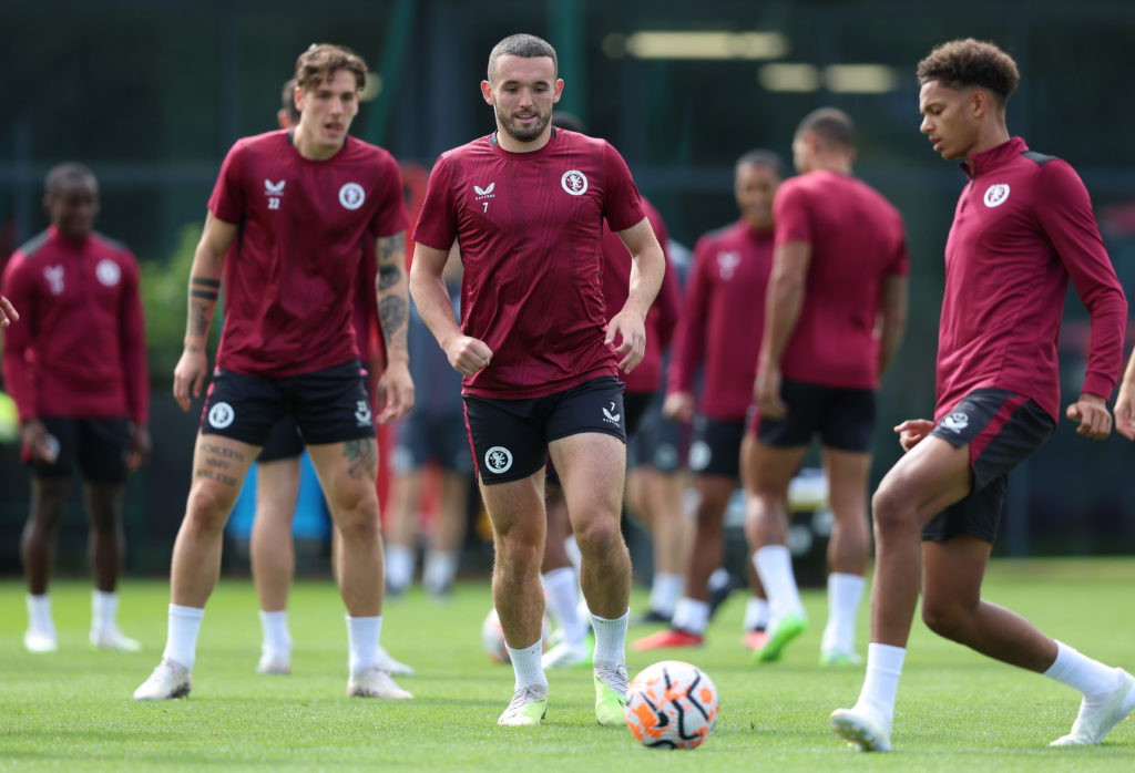 Aston Villa Training Session
