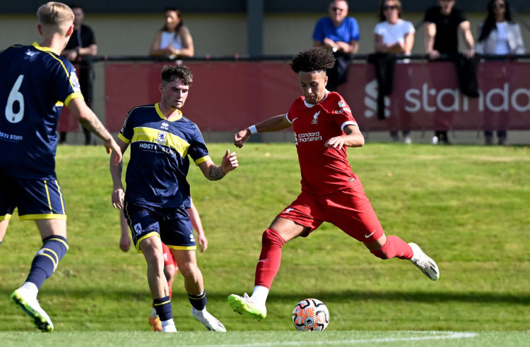 Tyler Morton and Curtis Jones loved news about 18-year-old Liverpool youngster yesterday