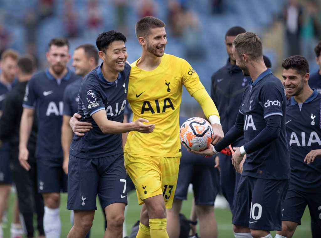 Heung-min Son Guglielmo Vicario Tottenham