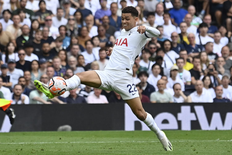 Pierluigi Gollini and Brennan Johnson both left seriously impressed with £26m Tottenham man yesterday