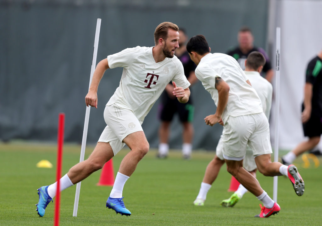 FC Bayern München Training Session And Press Conference - UEFA Champions League 2023/24