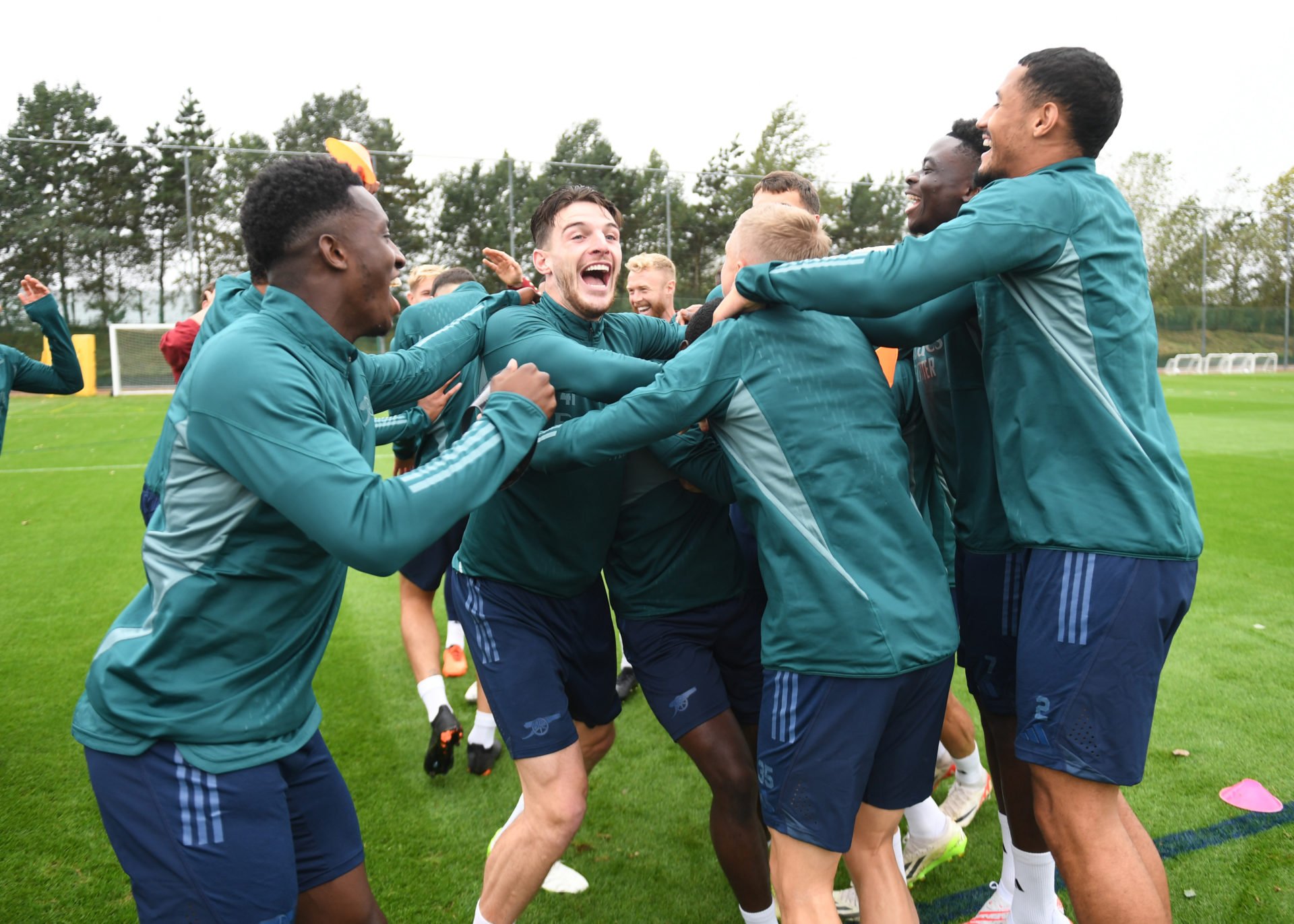 Journalist Shares What Declan Rice Was Doing In Arsenal Training Ahead ...