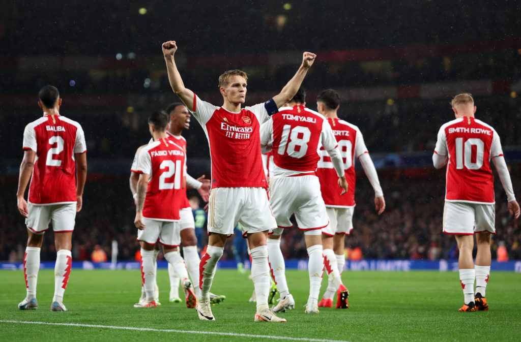 Arsenal FC v PSV Eindhoven: Group B - UEFA Champions League 2023/24