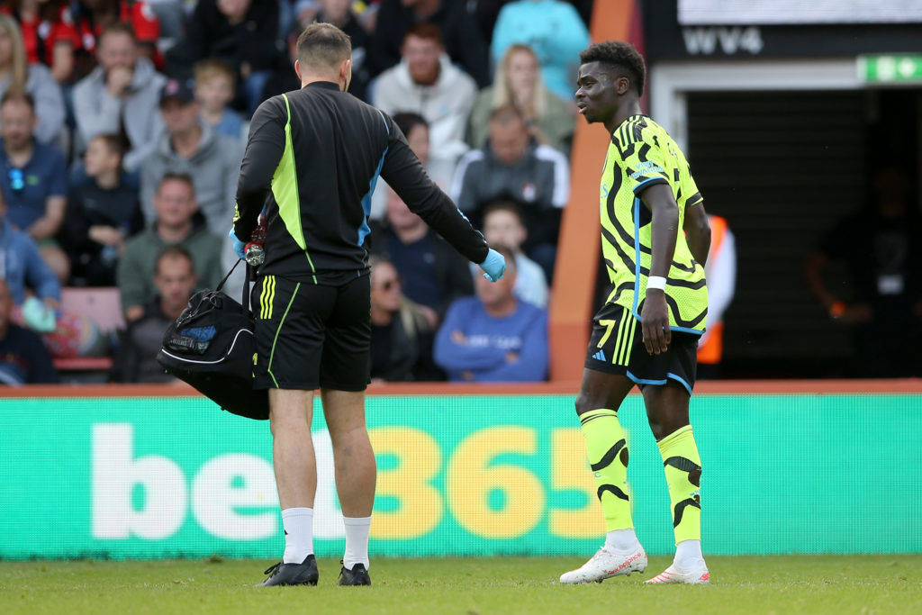 Martin Keown Bukayo Saka Arsenal