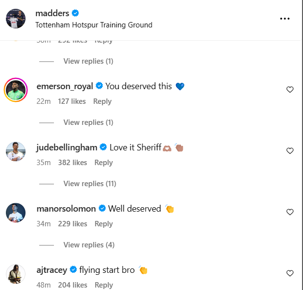 CR.@Madders (META, Instagram) - Emerson and Solomon message to Maddison