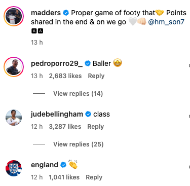 Jude Bellingham impressed with Tottenham Hotspur star James Maddison against Arsenal