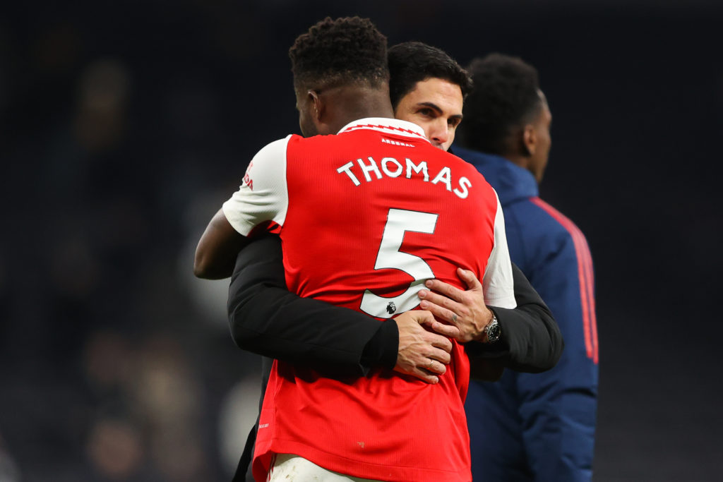 Mikel Arteta Thomas Partey Arsenal