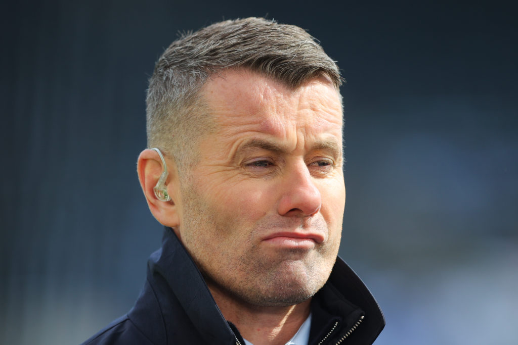 Shay Given doing punditry work for Newcastle's game
