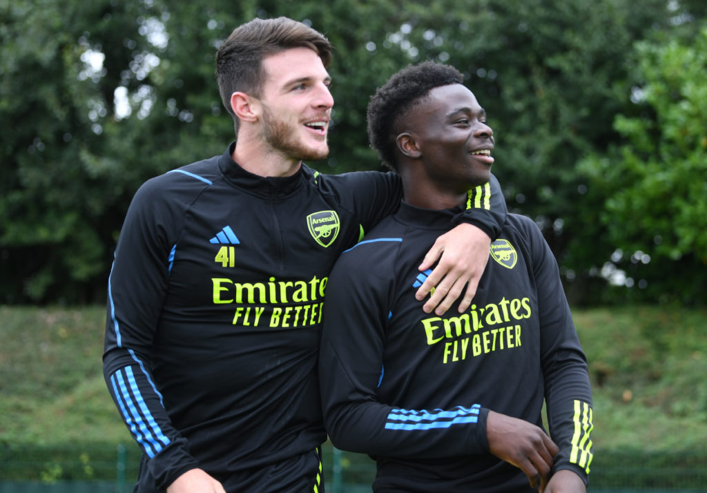 Liverpool Jamal Musiala Declan Rice Bukayo Saka Arsenal 