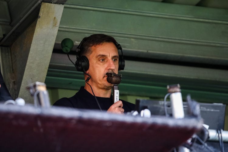 Gary Neville really impressed by £23m Arsenal player's display in first-half vs Manchester City