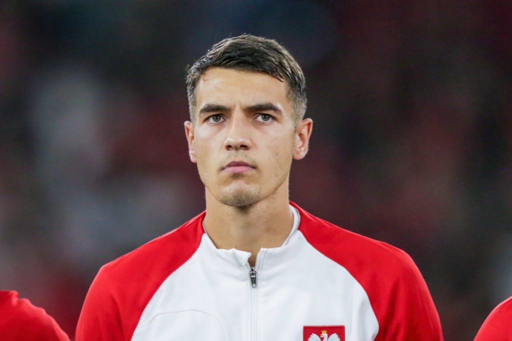 Jakub Kiwior of Poland seen during the European Championship