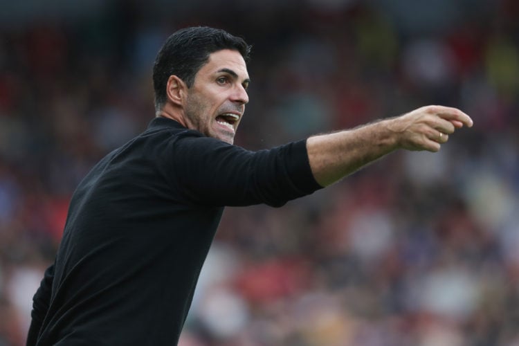 Angry Mikel Arteta spotted shouting at £30m Arsenal player for being too slow