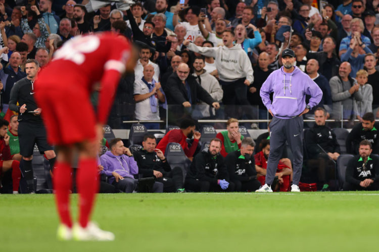 26-year-old Tottenham player was constantly 'going at' Liverpool manager Jurgen Klopp