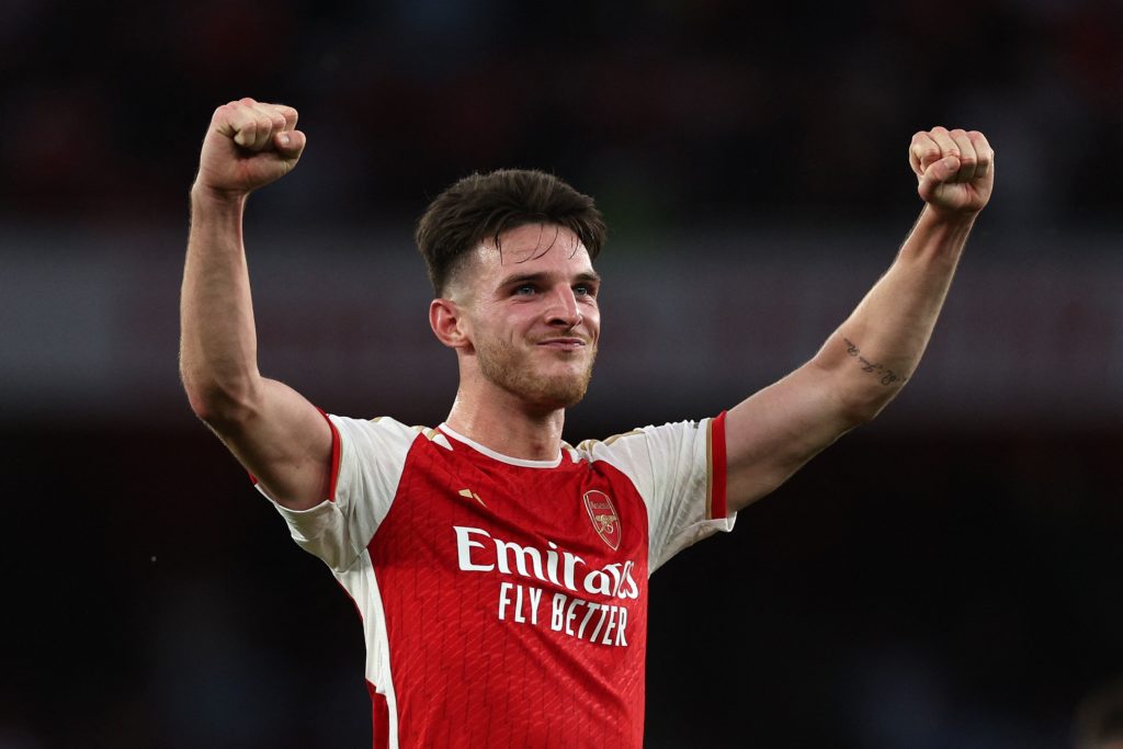 Mikel Arteta Declan Rice Arsenal captain