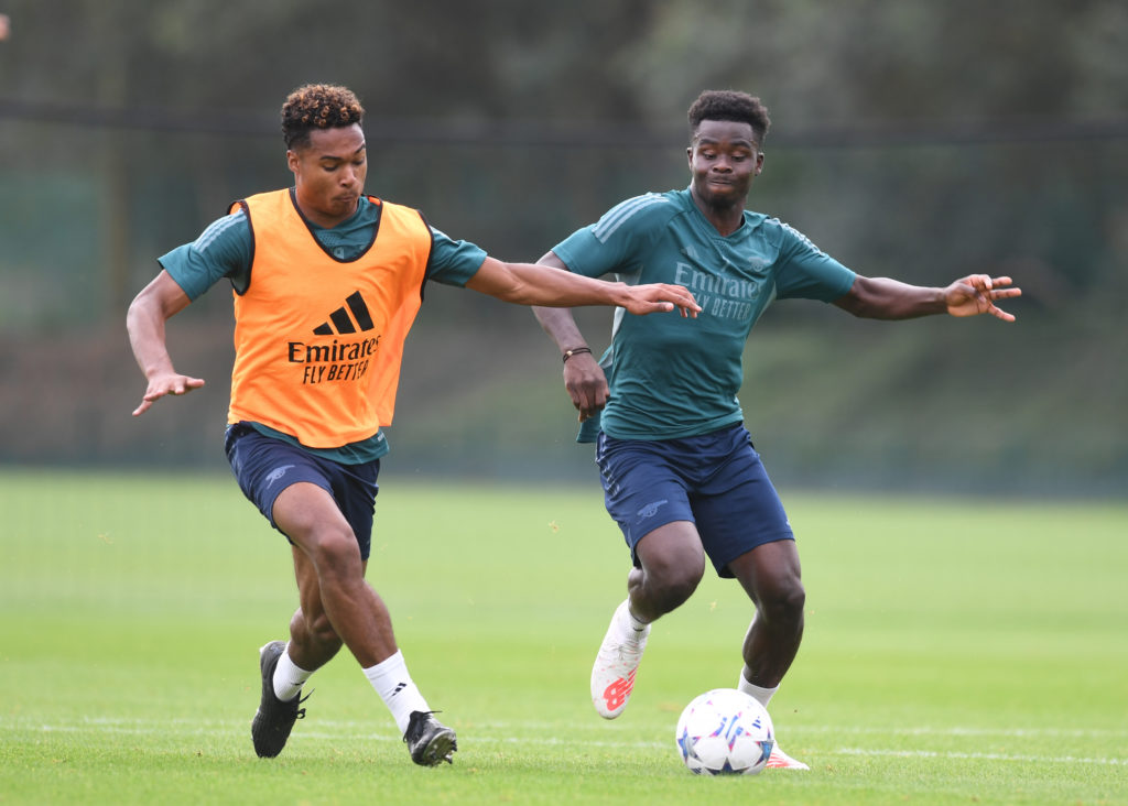 Arsenal FC Training Session - UEFA Champions League 2023/24