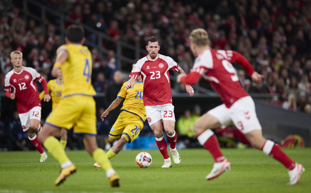 Denmark vs Kazakhstan - UEFA Euro 2024 Qualifier