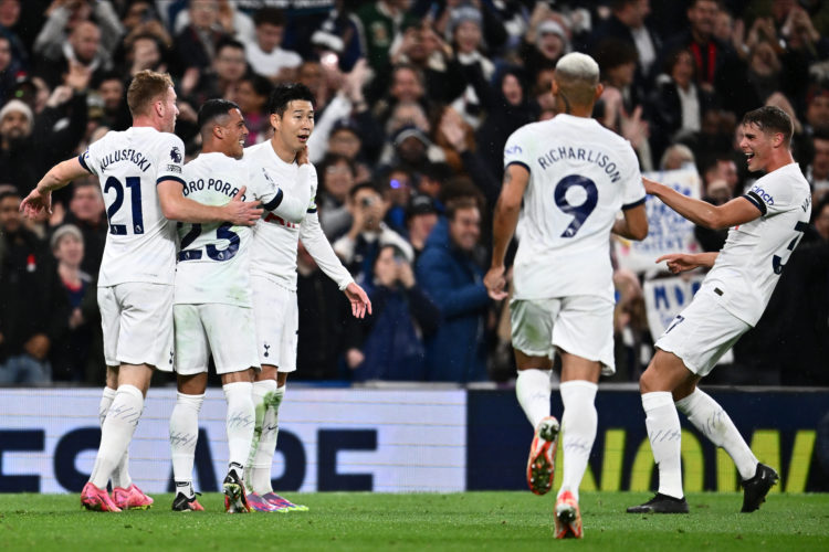 Son Heung-min spotted going mad at £39m Tottenham teammate vs Fulham