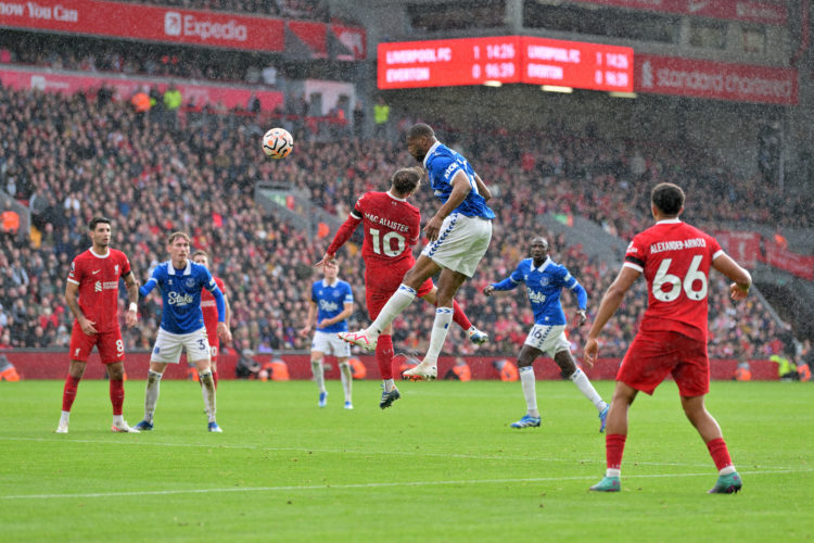 Sky Sports pundit shocked by what 25-year-old Everton player did v Liverpool this weekend