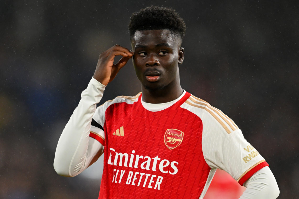 Bukayo Saka seriously impressed with 24-year-old Arsenal teammate against Chelsea yesterday