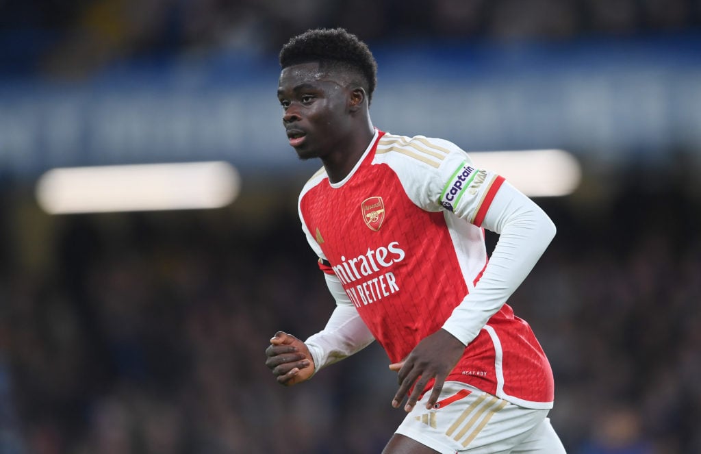 Bukayo Saka Arsenal captain