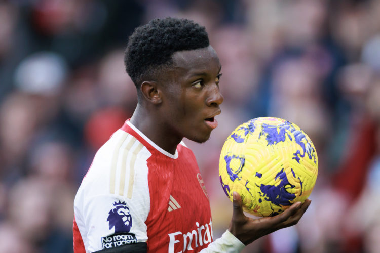 Eddie Nketiah says he loves playing with £60m Arsenal player after what he did on Saturday