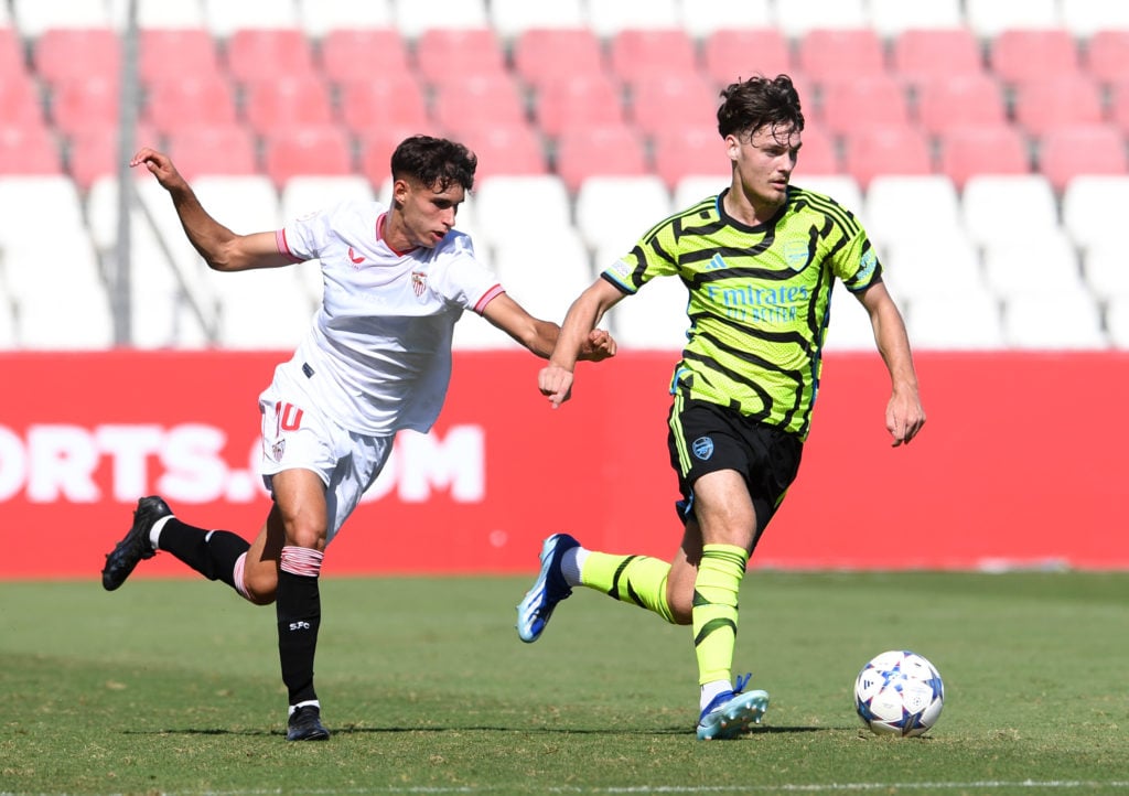 Sevilla FC v Arsenal FC: Group B - UEFA Youth League 2023/24