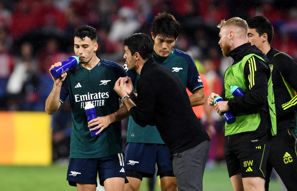 Mikel Arteta Gabriel Martinelli Arsenal