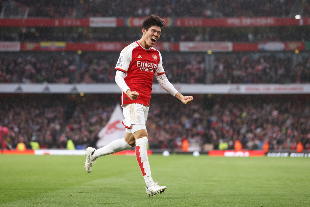 Mikel Arteta Takehiro Tomiyasu Arsenal