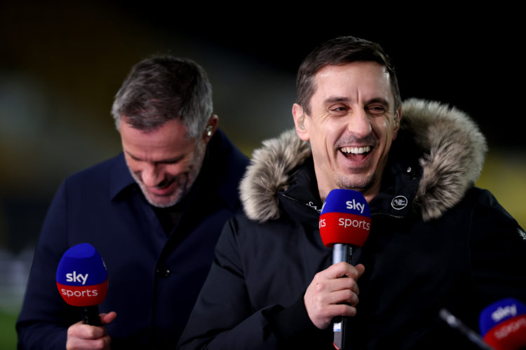 Gary Neville has just called out Jamie Carragher over what he said about Aston Villa before the season started