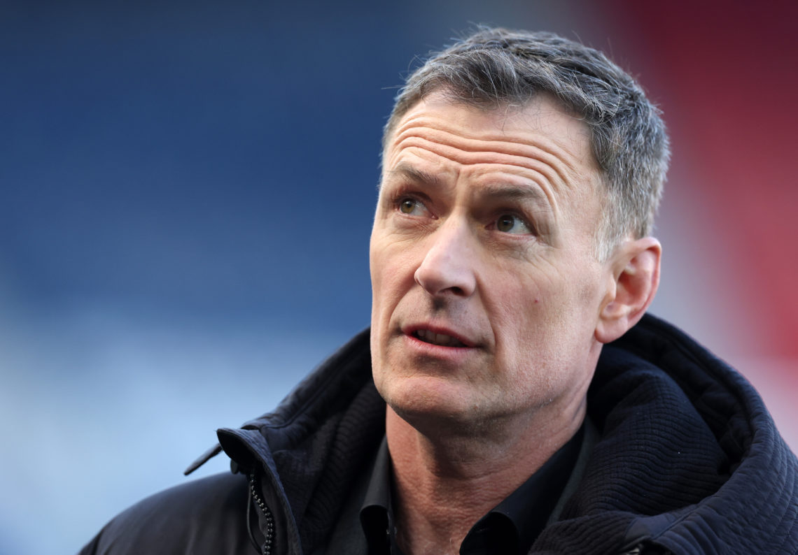Chris Sutton, former professional player and pundit looks on prior to the Viaplay Cup Final between Rangers and Celtic at Hampden Park on February ...
