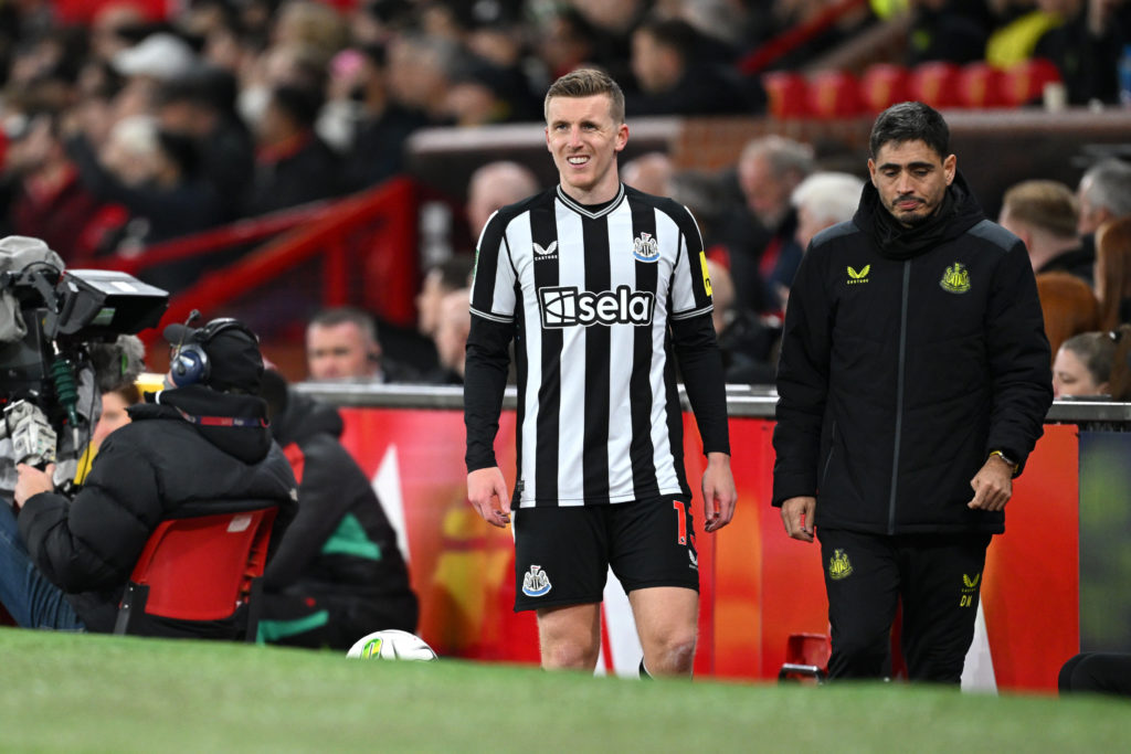 Eddie Howe says Newcastle UNited's Matt Targett has an injury