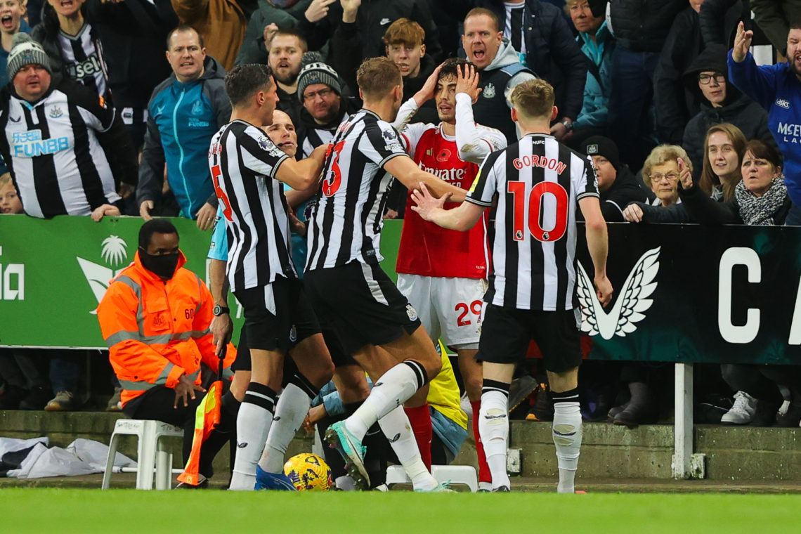 'So bad': Richard Keys reacts to key decision during Arsenal v Newcastle today