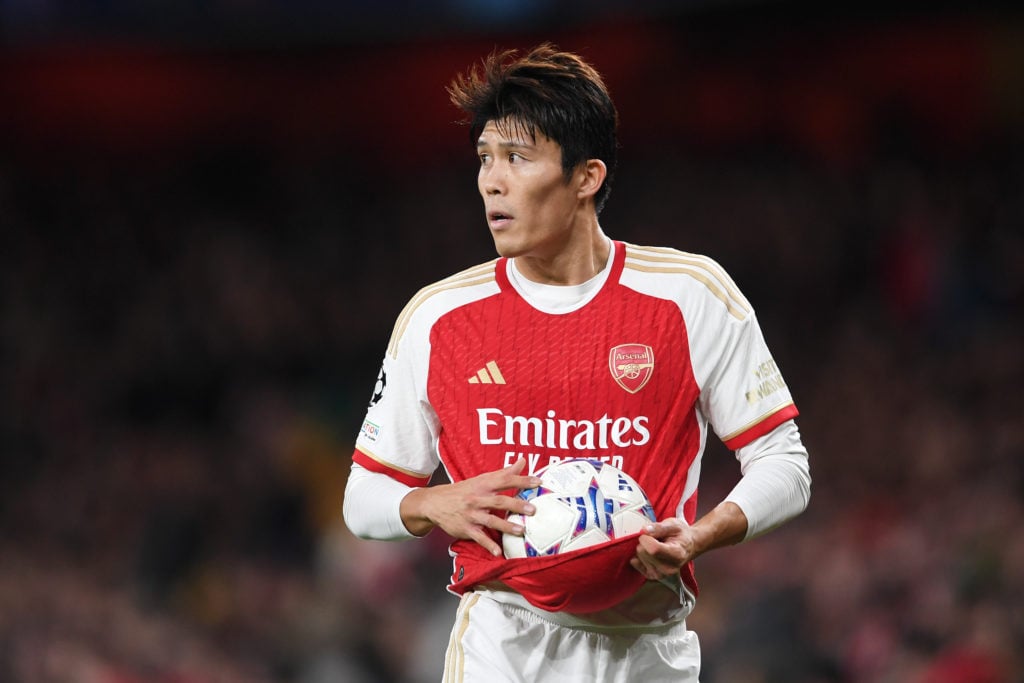 Takehiro Tomiyasu Arsenal Napoli