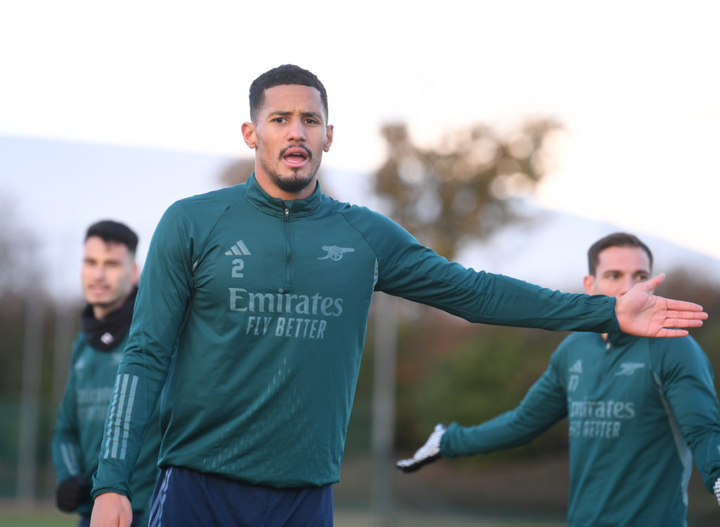 Arsenal FC Training Session And Press Conference - UEFA Champions League 2023/24