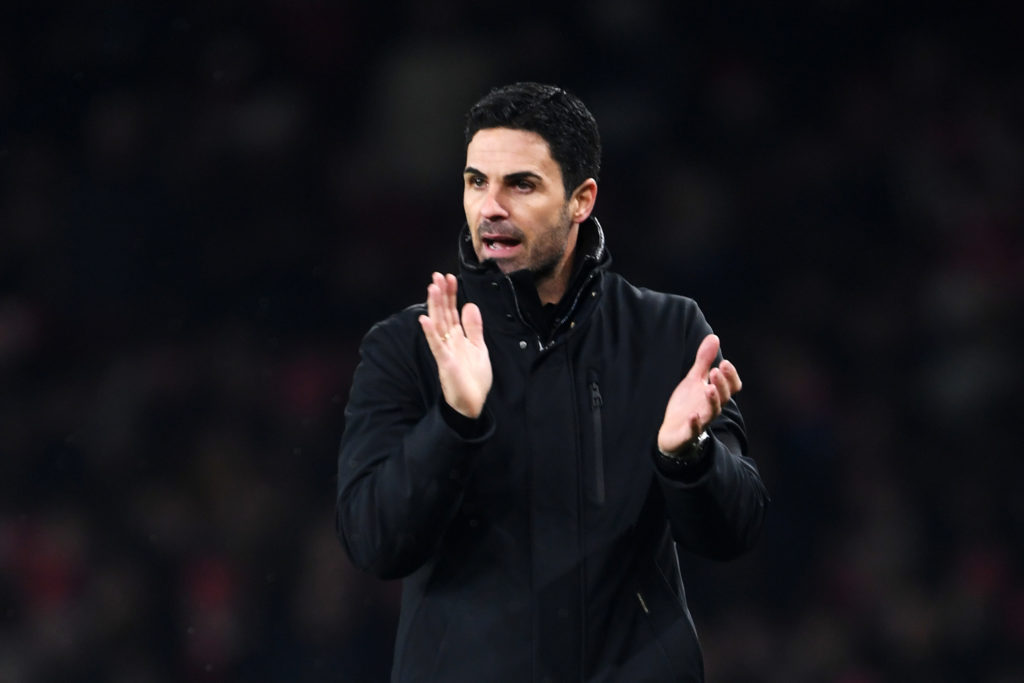 Mikel Arteta Oleksandr Zinchenko Arsenal