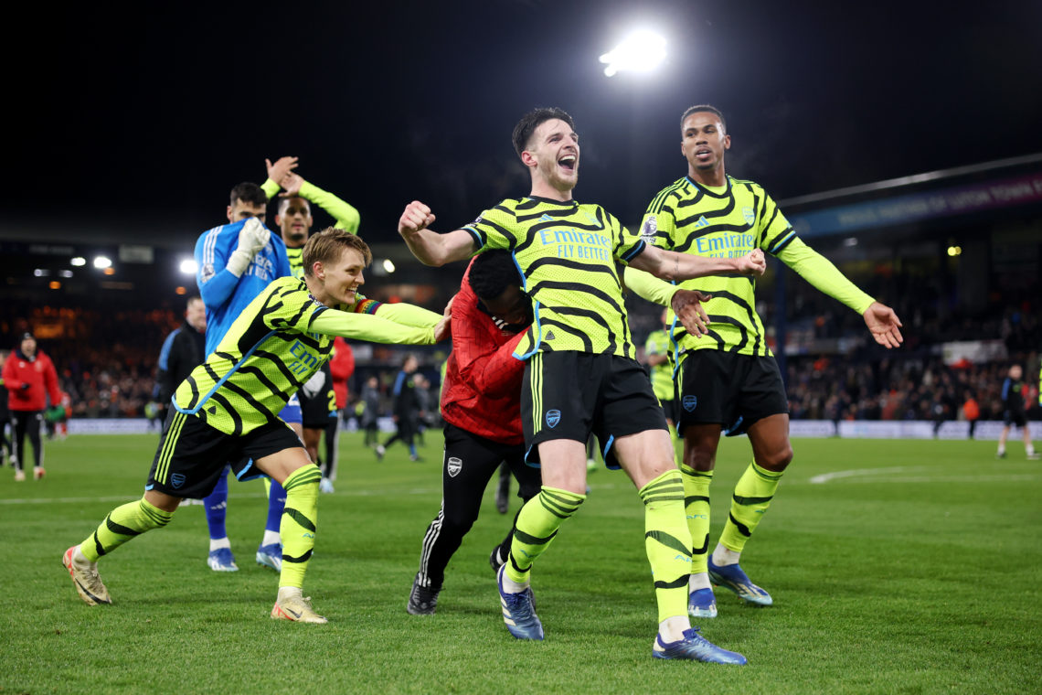 Luton Town vs Arsenal highlights: Late Declan Rice winner keeps Gunners top  of the table 