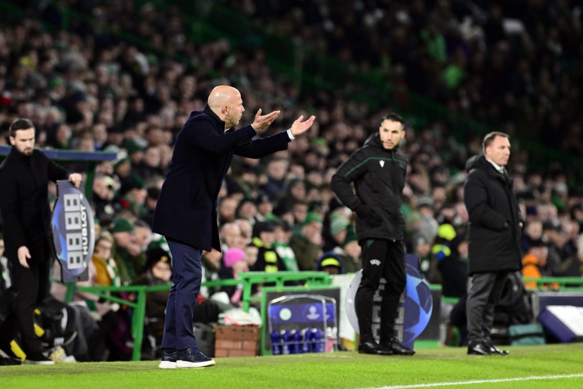GLASGOW - Feyenoord coach Arne Slot during the UEFA Champions League group E match between Celtic FC and Feyenoord at Celtic Park on December 13, 2...
