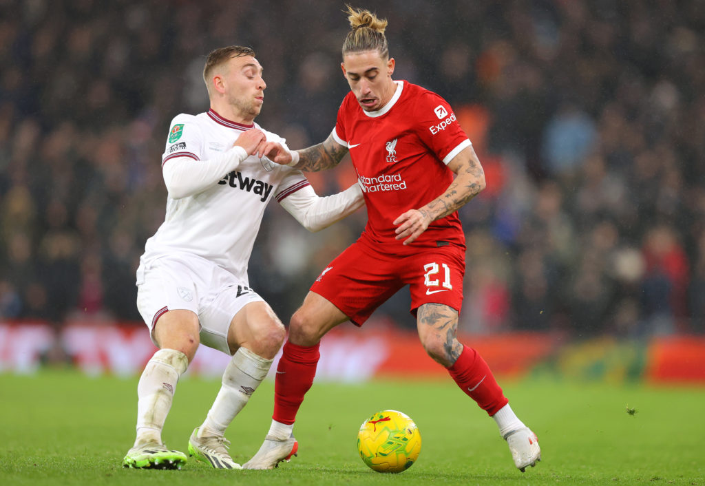 Liverpool v West Ham United - Carabao Cup Quarter Final