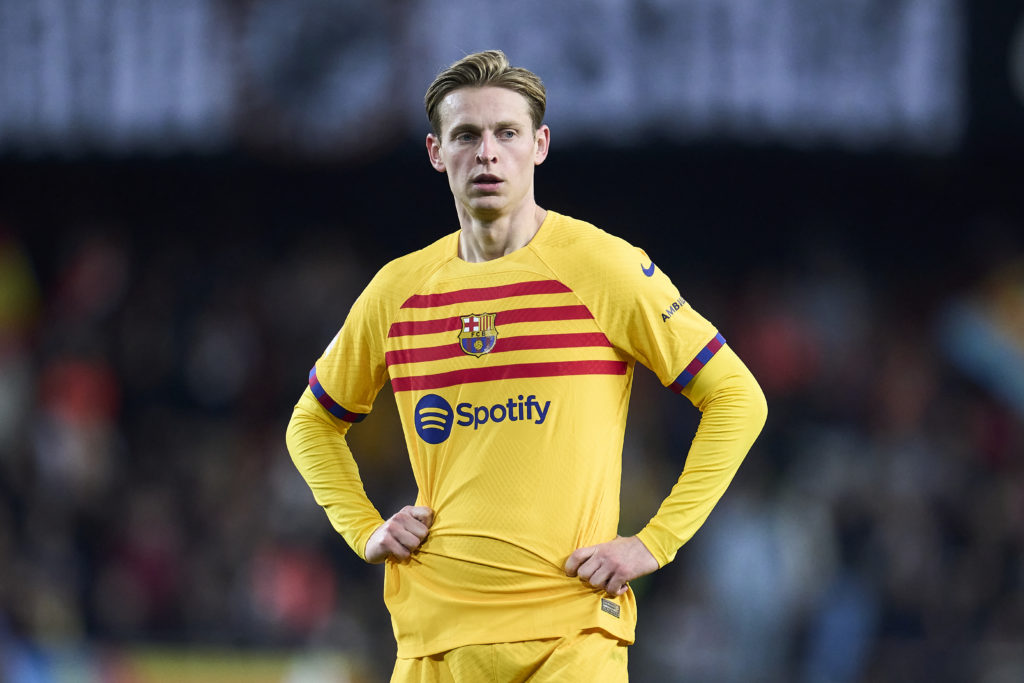 Lucas Bergvall Frenkie de Jong Tottenham