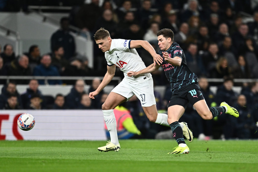 ‘He is huge’... Alasdair Gold stunned by how big 22-year-old Tottenham ...