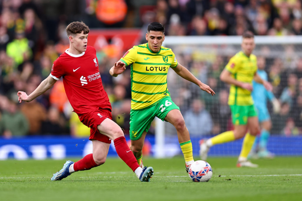 Liverpool v Norwich City - Emirates FA Cup Fourth Round McConnell Quansah