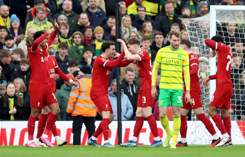 Liverpool v Norwich City - Emirates FA Cup Fourth Round