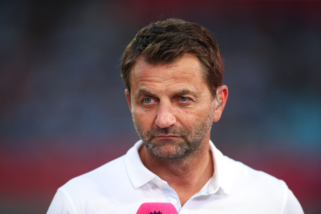 Tim Sherwood reporting for Premier League during to the Premier League Asia Trophy 2019 fixture between Newcastle United and Wolverhampton Wanderer...