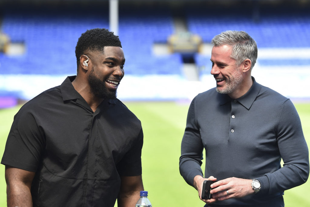 MIcah Richards Jamie Carragher Bukayo Saka Arsenal penalty Bayern Munich