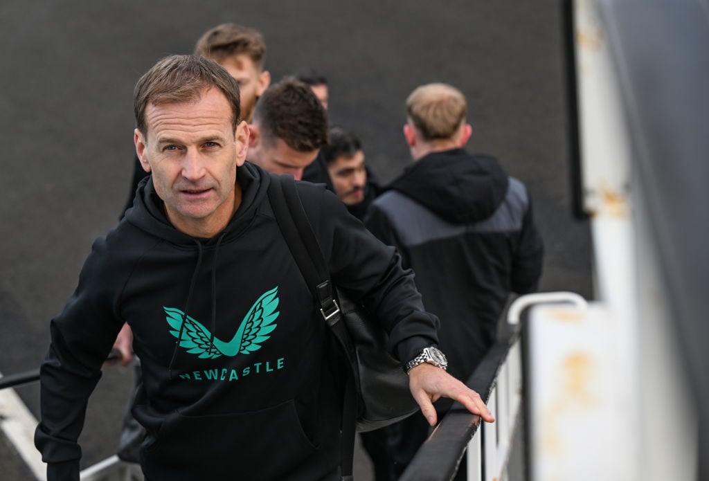Newcastle United FC Training Session And Press Conference - UEFA Champions League 2023/24
