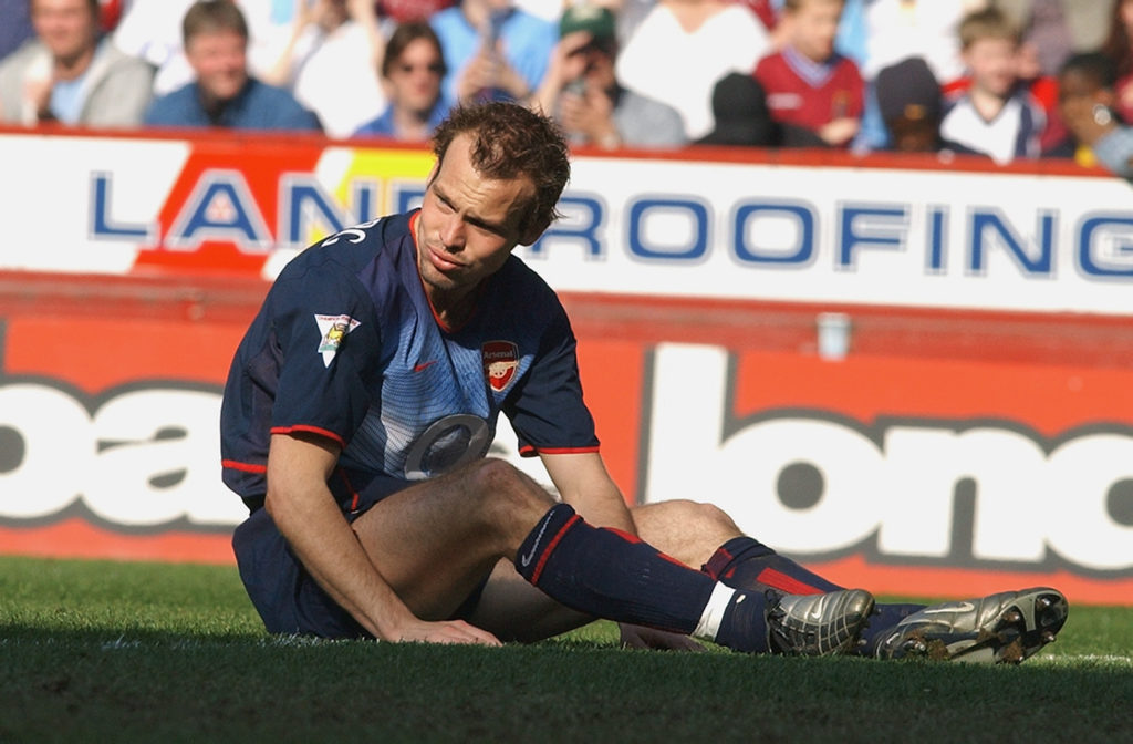 Fredrik Ljungberg of Arsenal