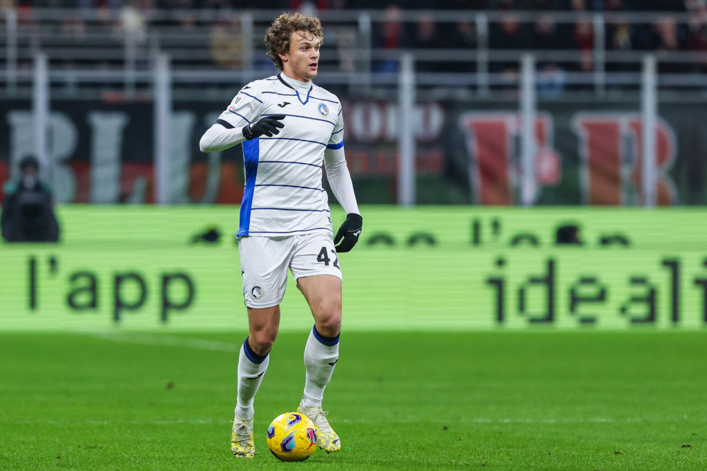 Giorgio Scalvini of Atalanta BC seen in action during Coppa