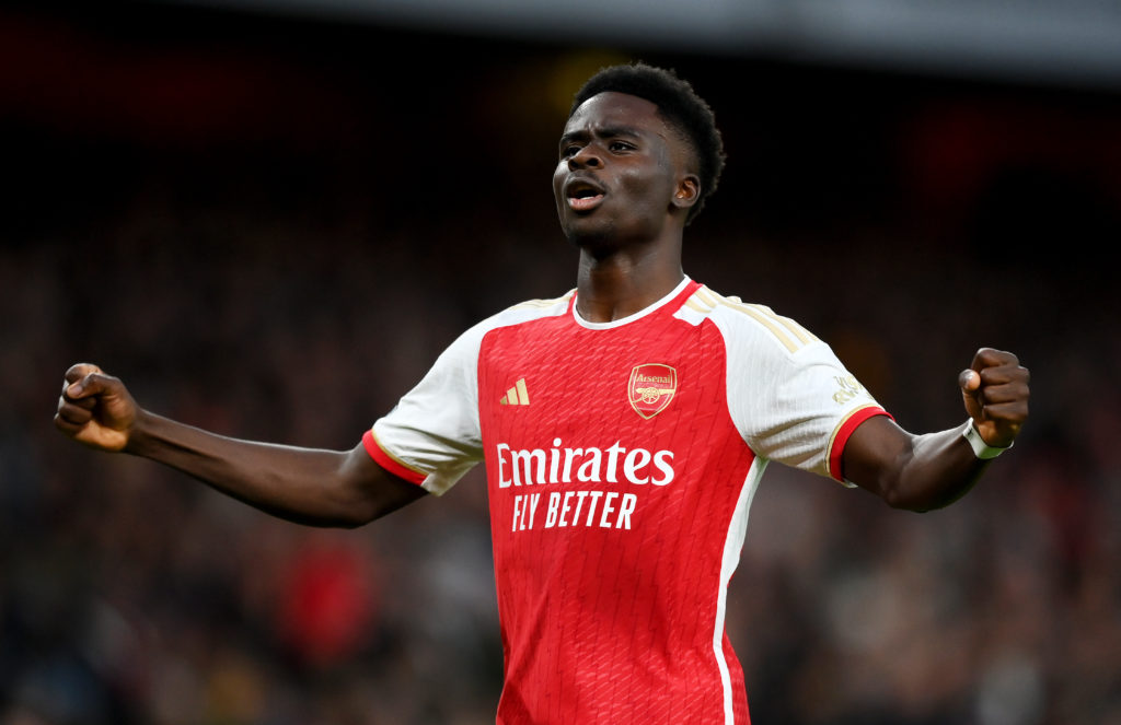 Arsene Wenger Bukayo Saka Arsenal