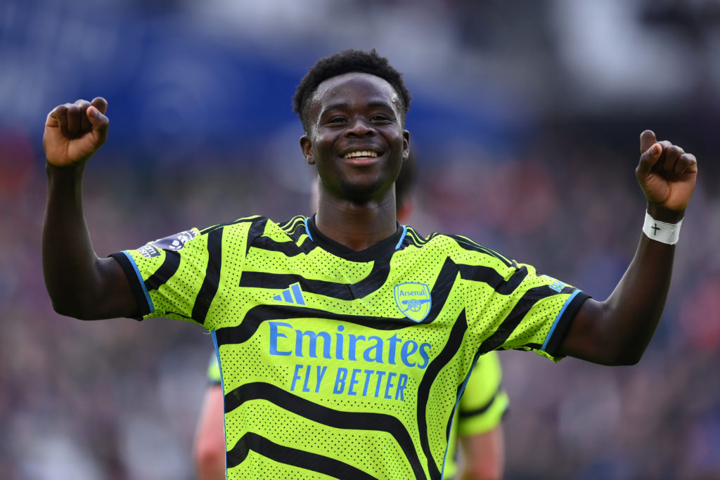 Alan Shearer Bukayo Saka Arsenal